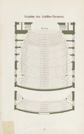 Sitzplan des Schiller-Theaters