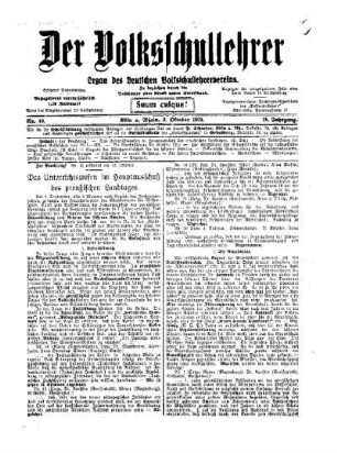 Das Unterrichtswesen im Hauptausschuß des preußischen Landtages