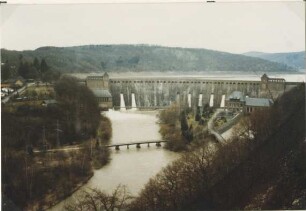 Überlauf Betriebsauslässe Edertalsperre