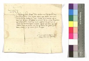 Hans Graf zu Eberstein an Graf Kraft von Hohenlohe: Festlegung eines Tages zu Gospoltzheim.