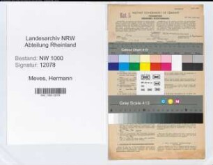 Entnazifizierung Hermann Meves, geb. 05.07.1907 (Bankangest.)