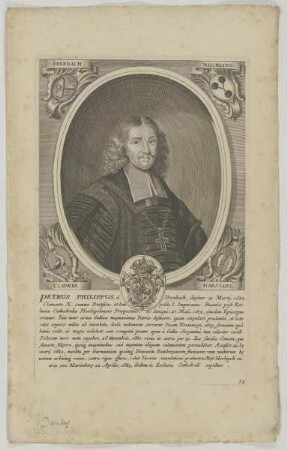 Bildnis des Petrus Philippus a Dernbach
