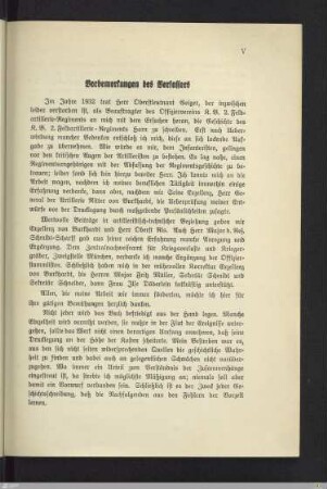 Vorbemerkungen des Verfassers