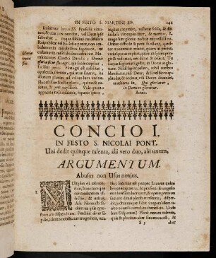 141-162, Concio I. - Concio III.
