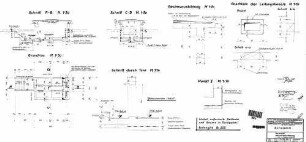 Kornwestheim Pbf: Betriebswerk Pumpenstation f.Gl.-Bremse STA,Schalplan,Kanäle,Detail
