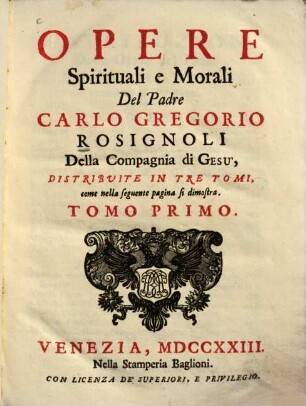 Opere spirituali e morali, 1