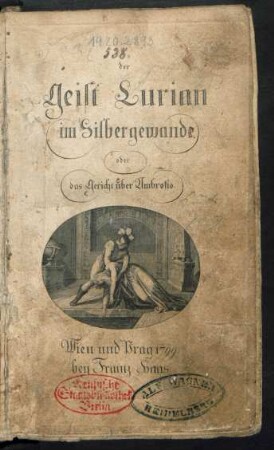der Geist Lurian im Silbergewande oder das Gericht uber Ambrosio