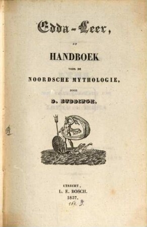 Edda-Leer : Handboek voor de Noordsche Mythologie