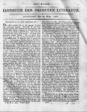 1801-05-23 : 221. Stück