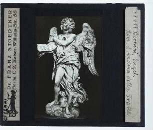 Bernini, Engel mit dem Inschriftband (Rom S. Andrea delle Fratte)
