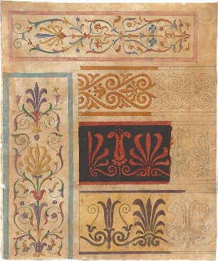 Zocher, Ernst; Italien; Ornamente - Details