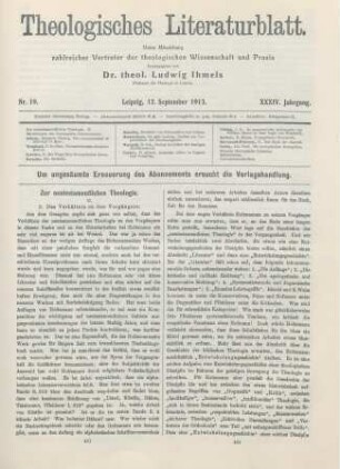 433-437 Zur neutestamentlichen Theologie