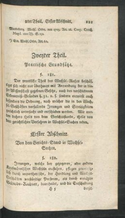 Zweyter Theil. Practische Grundsätze.