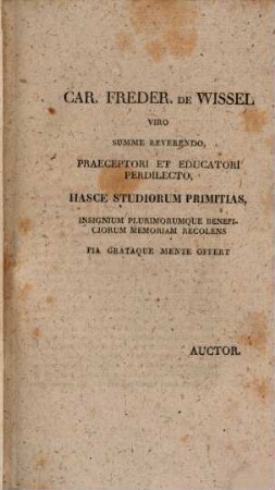 Descriptio epidemiae varicellarum nuperrime observatae : Diss. inaug. med.