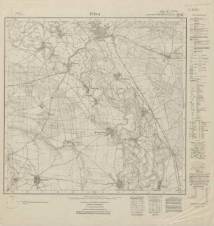 4441 (alte Nr.: 2536) Düben, Meßtischblatt (4cm - Karte)