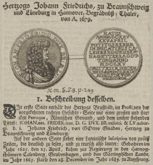 Bildnis des Iohann Friedrich I.