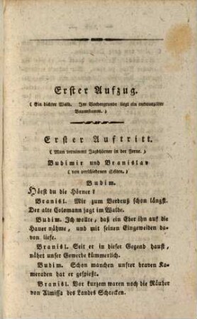Bela's Flucht : ein Schauspiel in zwei Aufzügen