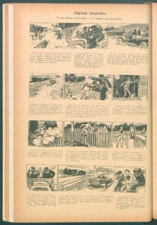 Páginas infantiles : El aeroplano fantástico.- La palanca de detención
