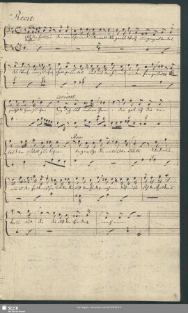 Recit[ativo]: Als der Erlöser
