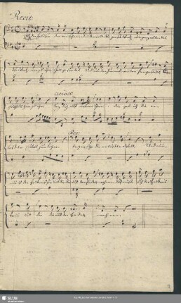 Recit[ativo]: Als der Erlöser