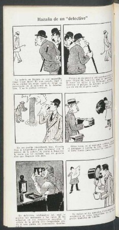 Hazaña de un "detective" - [Cómic]