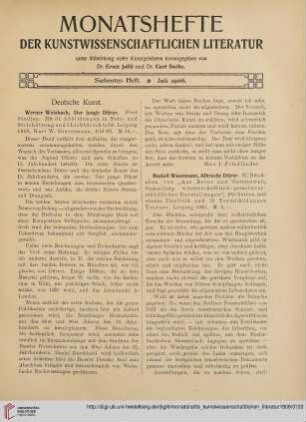 Siebentes Heft (Juli 1906)