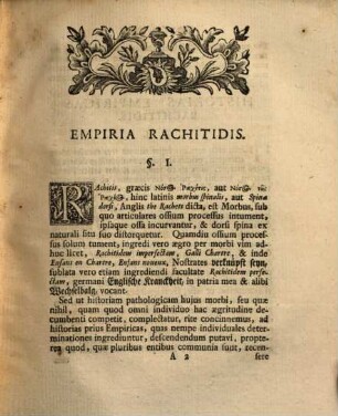 Diss. med. inaug. de rachitide perfecta et imperfecta