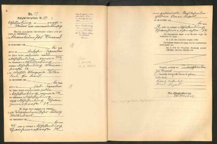 Standesamtsbuch der Stadt Aschaffenburg: Eheschließungen 252/1930 - 130/1931