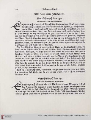 XIII. Von den Zauberern