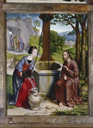 Christus und die Samariterin am Jakobsbrunnen