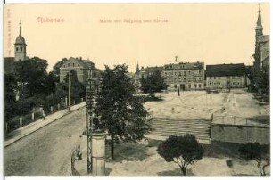 Rabenaund Markt m. Aufgang und Kirche