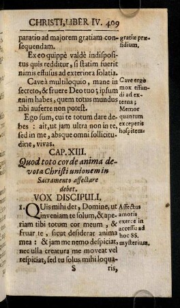 409-419, Caput XIII - XV