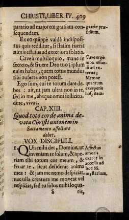 409-419, Caput XIII - XV
