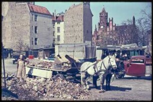 Marktplatz vor dem Rathaus Schmargendorf