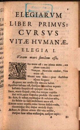 Sidronii Hosschii e Soc. Jesu Elegiae libri sex : Item Guilielmi Becani ex eadem Soc. Idyllia et elegiae