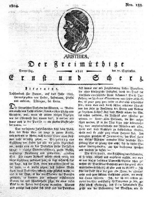 Nro. 188., Donnerstag den 20. September