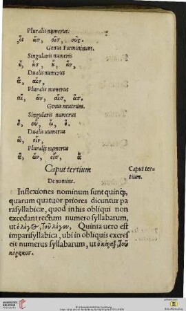 Caput tertium: De nomine