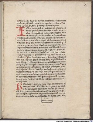 Tractatus de doctrina dicendi et tacendi