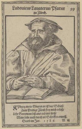 Bildnis des Ludovicus Lavaterus
