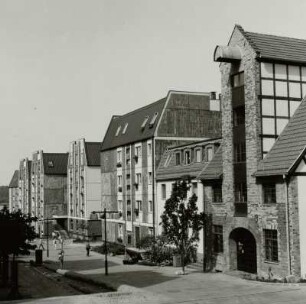 Rostock. Badstübnerstraße. Ostseite