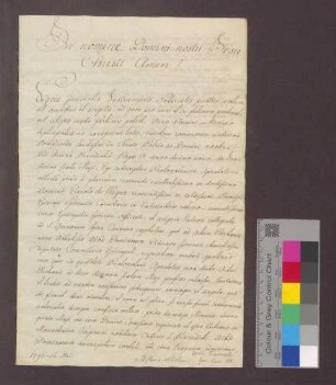 Notariatsinstrument über die Wahl und Amtseinfühung der Frauenalber Äbtissin Maria Victoria von Wrede.