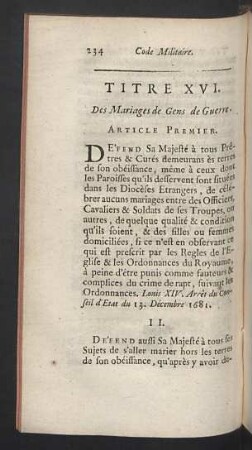 Titre XVI.