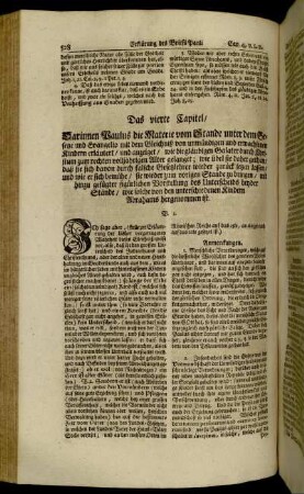 Das vierte Capitel – Das sechste Capitel