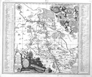 Accurate Geographische Delineation des Stiffts Ambts Wurzten nebst den Ämbtern Eilenburg und Düben ... : Accurate Geographische Delineation des Stiffts Ambts Wurzten nebst den Ämbtern Eilenburg und Düben ...Karte circa 1:100000 von A.F. Zürner. Stich mit Grenzcolorit von Peter Schenk; 52,8 x 62,4 cm, Amsterdam, 1757. Dresden: SLUB, Kartensammlung A 18318
