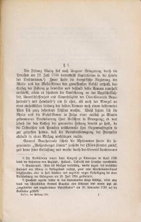 Der Feldzug am Mittelrhein von Mitte August bis Ende Dezember 1793