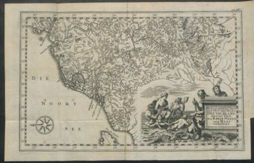 Hydrographische Charte von Ober und Nieder Deutschland. Zweyter Theil, den Rhein Weser und Maas vorstellend