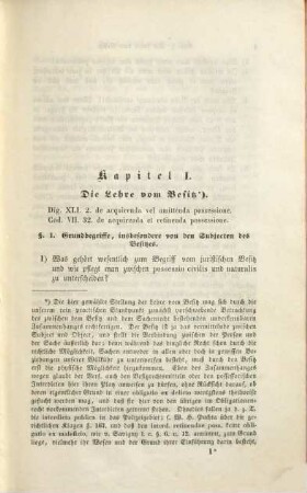 Theorie und Casuistik des gemeinen Civilrechts : e. Handbuch für Praktiker, 2,1
