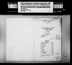 Indelhausen: Gemeindeetat