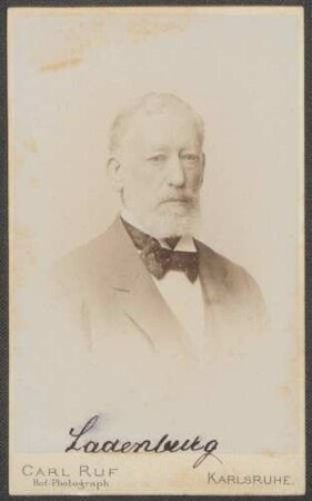 Ladenburg, Carl, Nationalliberale