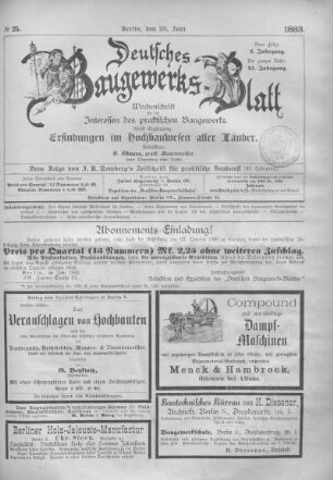 43. Jahrgang. No 25.